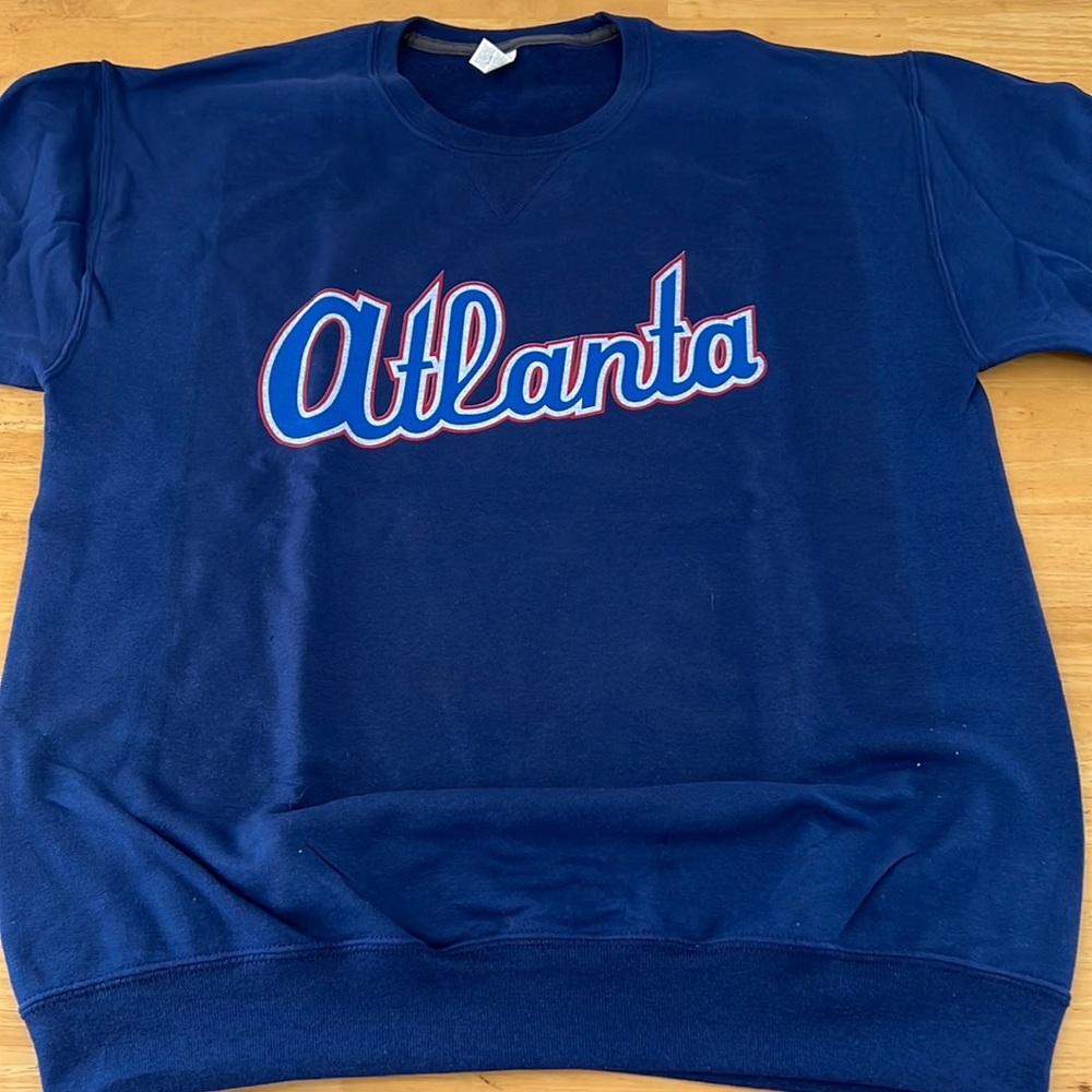 Atlanta Braves Vintage Crew Neck Sweatshirt